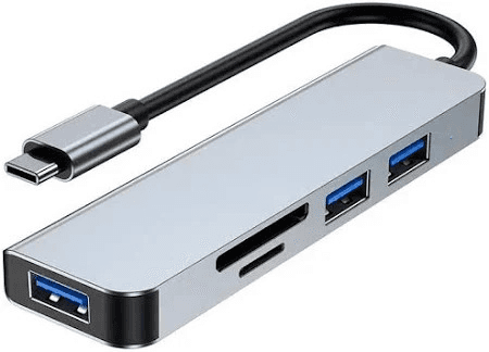 Adaptadores USB-C, HDMI e rede