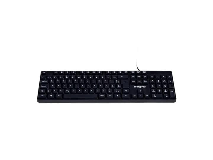 Teclado com fio USB
